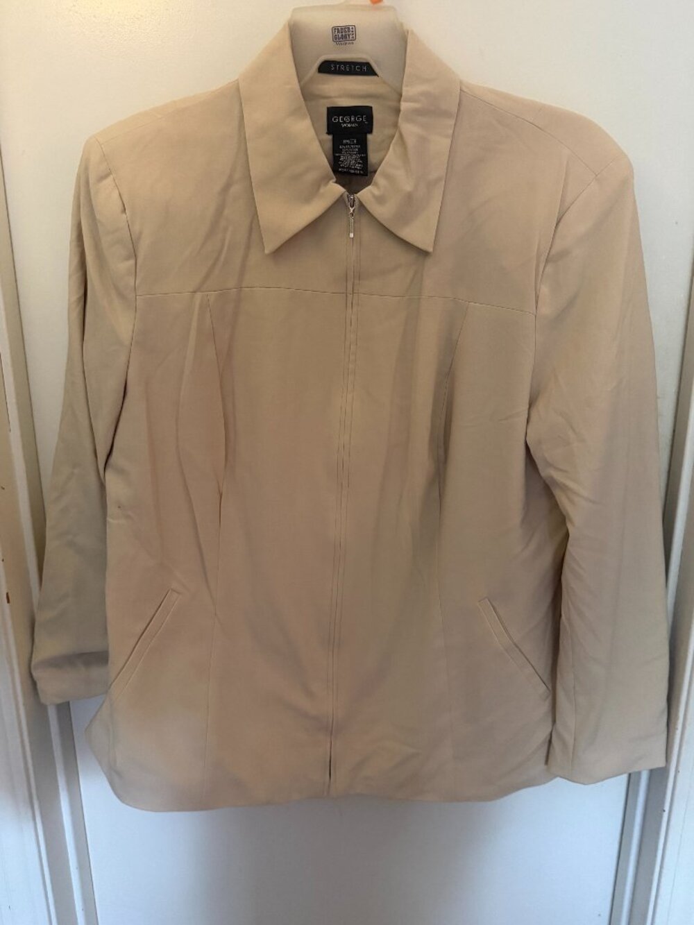 George Beige Full Zip Tailored Jacket W 18w-20W